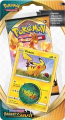 Pokemon SWSH3 Darkness Ablaze Checklane Blister Pack - Pikachu